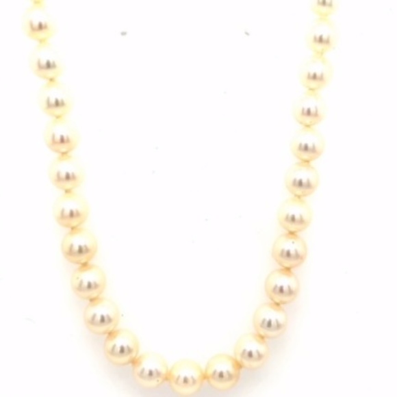 Mikimoto Fine White Cultured High Luster Pearls 18 - Picture 2 of 5